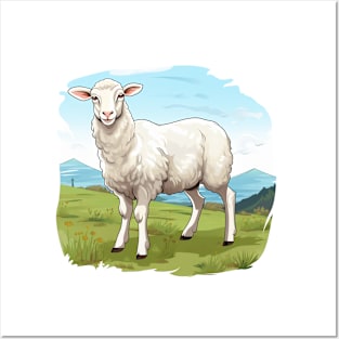 White Sheep Posters and Art